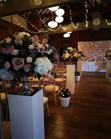 Fairylight Canopy at Lainston House