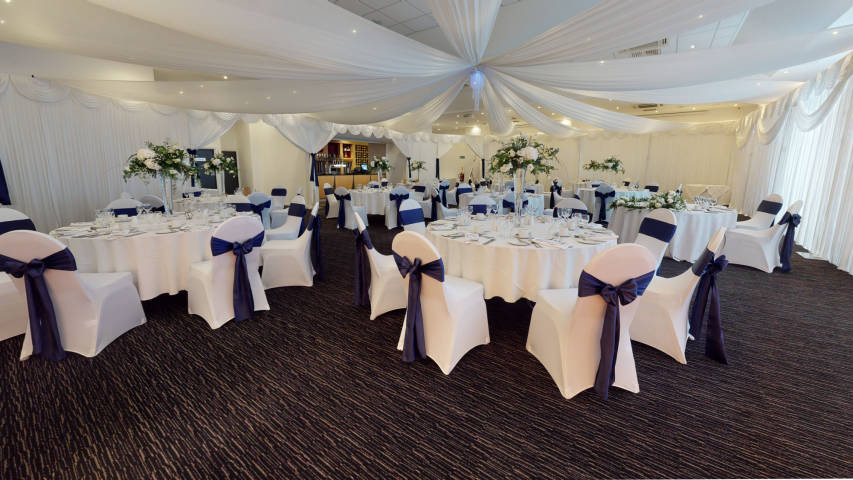 China Fleet Country Club Wedding Breakfast- Atlantic Suite, Saltash, Cornwall