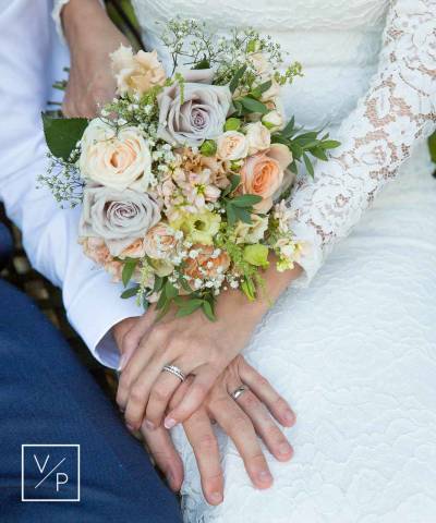 Newlyweds wedding rings - unique wedding videography by Veiled Productions