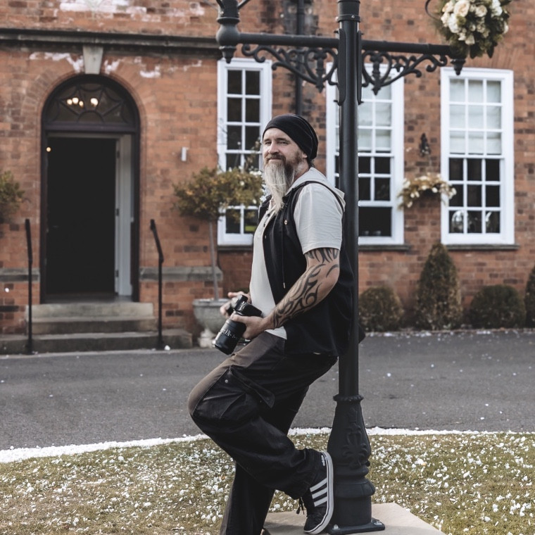 A picture taken of 3rdeyeimages wedding photographer James outside Kelham house Nottinghamshire
