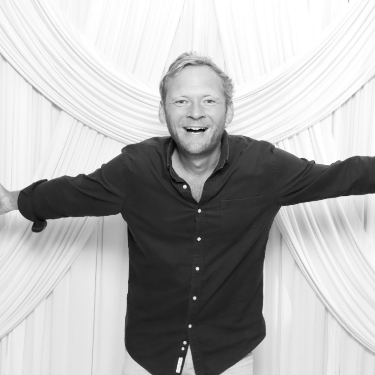 Photo Booth Hire in Bournemouth with Draped Backdrop for weddings