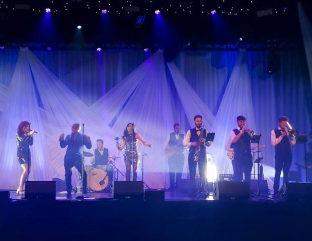 Spectacular show band performs