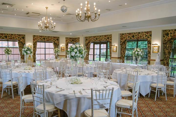Wedding Breakfast in the Orangery
