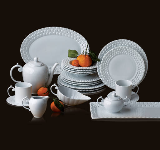 Aegean White Dinner set