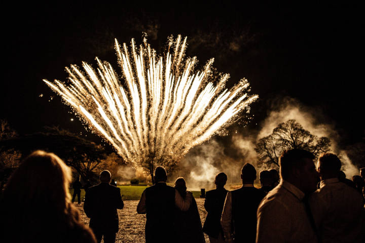 Professional wedding firework displays nationwide