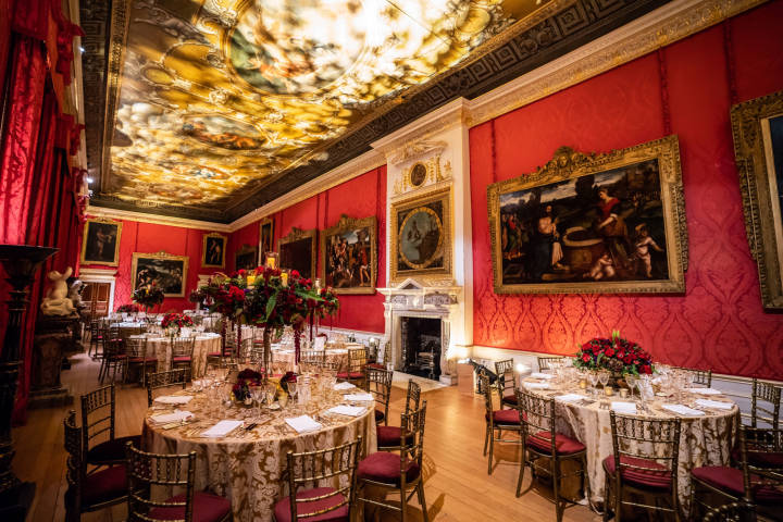 Wedding breakfast in the King's Gallery