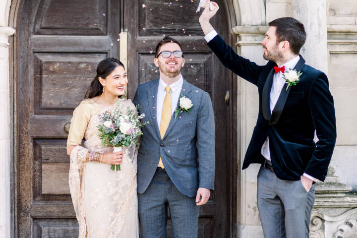 Charlton House London intimate winter wedding