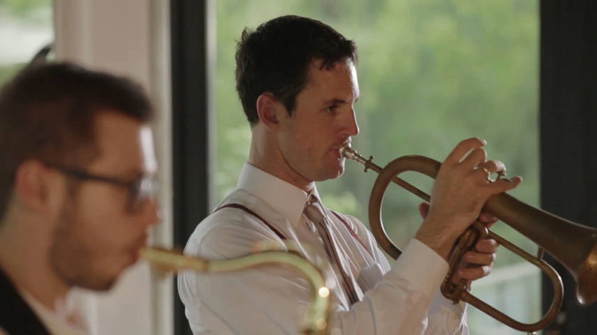 Smooth jazz sax and trumpet