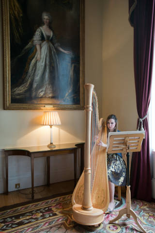Harp player, Trinity House,Venues in London - Central