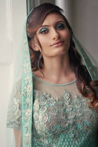 asian bridal green eyes