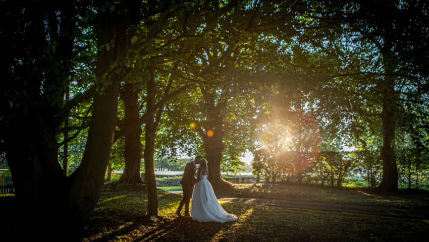 Sunset shot at The Granary Barns