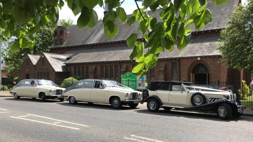 Classic wedding transport
