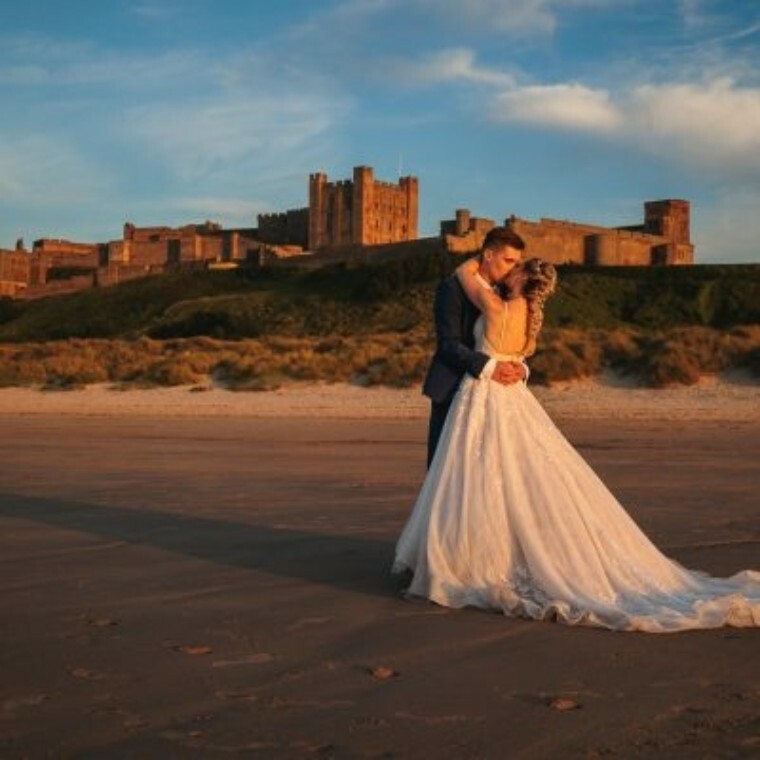 Weddings by the Sea, Bamburgh Castle, Northumberland