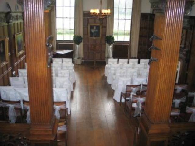 Lamport Hall, the Oak Room licensed for civil ceremonies