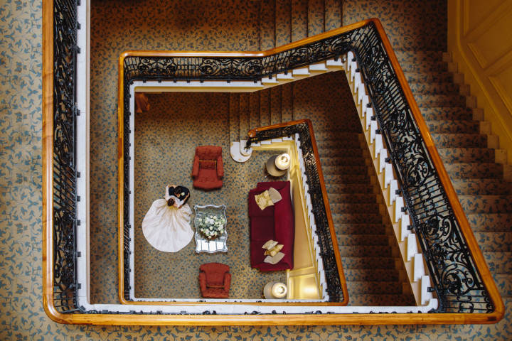 Photo shooting at The Landmark London