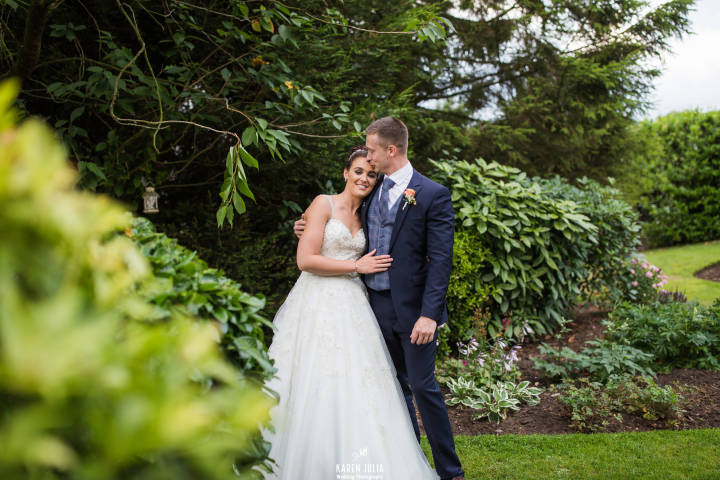 bride and groom portrait at the Shireburn Arms by Karen Julia Photography,Photographers in Greater M