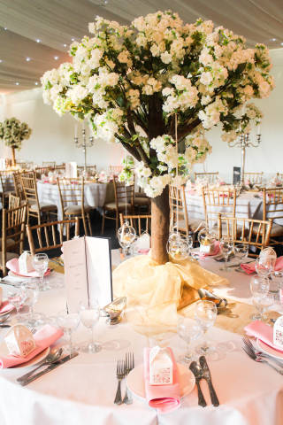 The Conservatory - Luton Hoo Walled Garden - table decorations