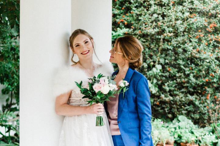 Same-sex wedding photography at Pembroke Lodge Richmond London