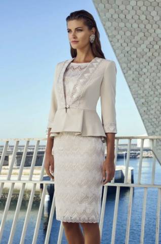 new image mother of the groom designer outfit stockists Carla Ruiz dress jacket yorkshire sheffield 