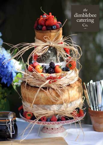 The Dimblebee Catering Famous Pork Pie and Cheese Wedding Cake www.dimblebeecatering.co.uk