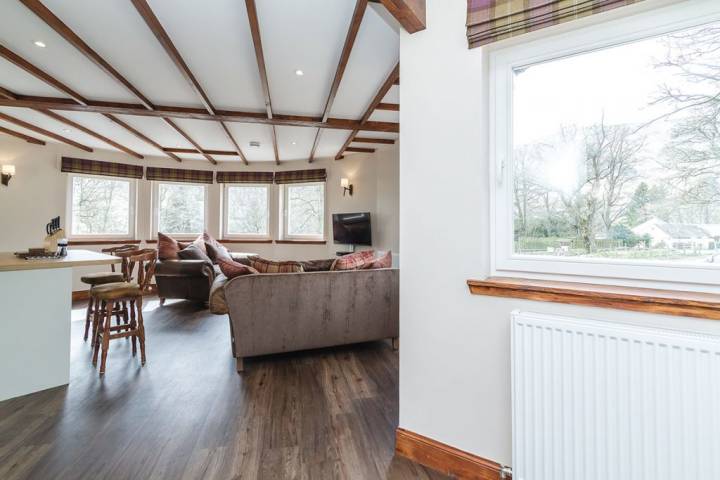 Luxury Old Mill Lodge living area