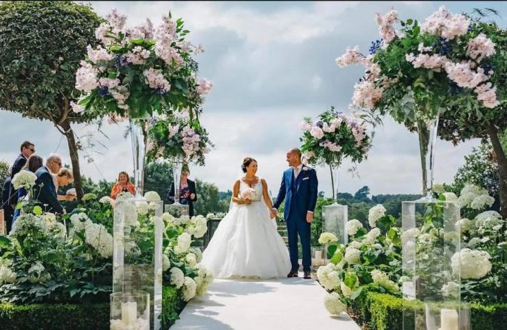 Delamere Manor Outdoor Ceremony Terrace