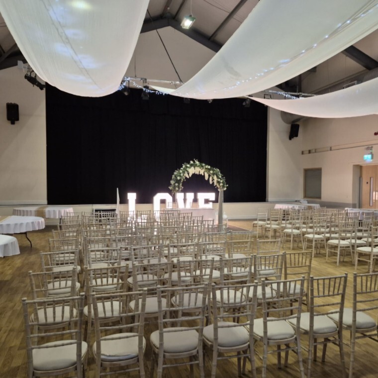Wedding Ceremony Venue in Sandersfoot, Regency Hall