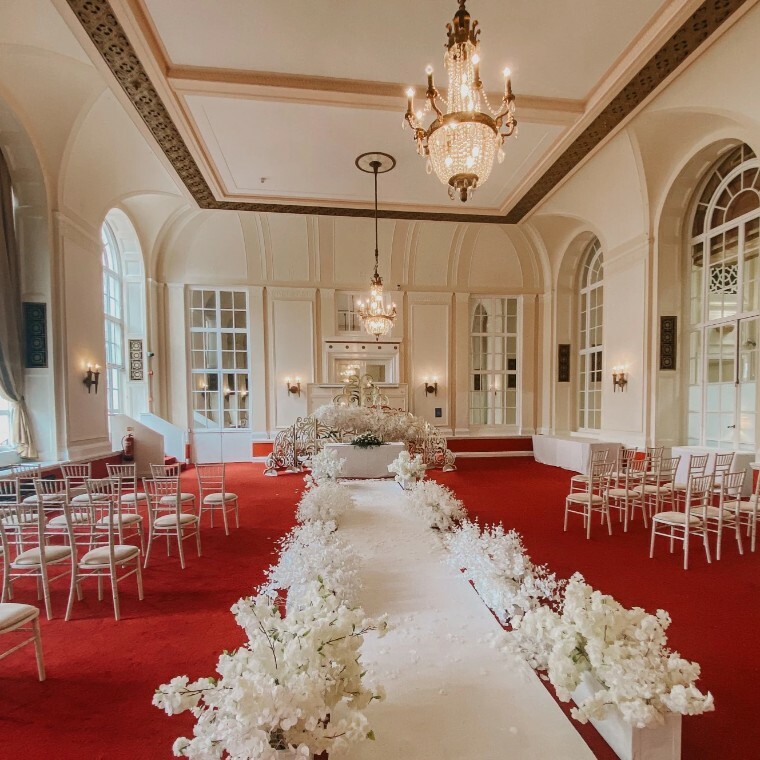 Ceremony inside the Adelphi Hotel