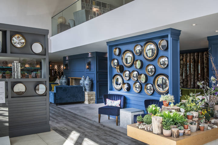 Hotel reception at De Vere Cotswold Water Park