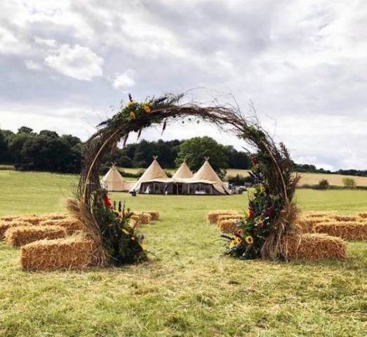 Forest Edge Tipis Marquees in Berkshire