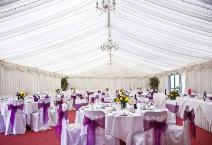 Marquee Reception Venue, Berkshire. Donnington Grove
