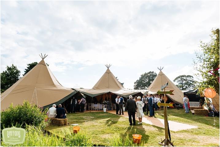 Marquee Wedding at Castle Bromwich Hall Gardens