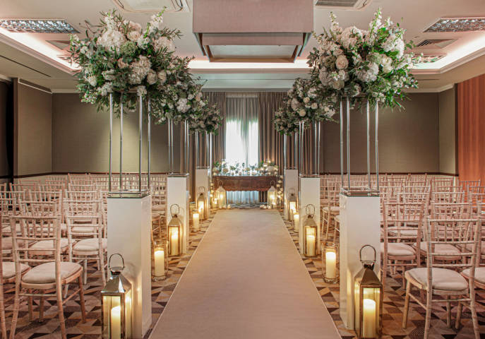 Hambledon Suite Wedding Ceremony at Solent Hotel
