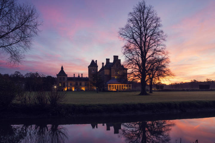 Walton Hall At Dusk