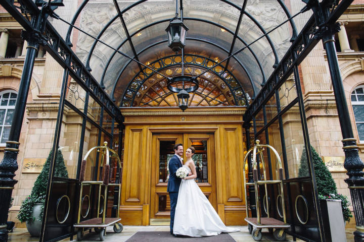 Photo shooting at The Landmark London
