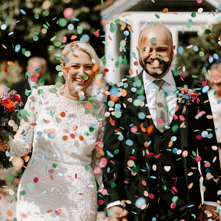 Confetti, At Howard Court, North Yorkshire Wedding Venue
