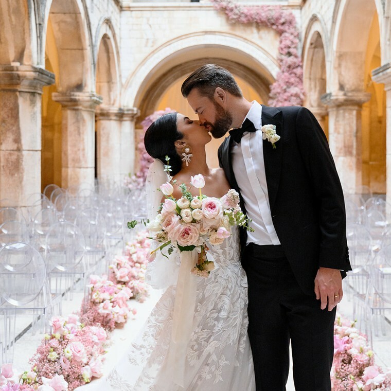 Sponza Palace ceremony , destination wedding planner Croatia , Dubrovnik luxury wedding