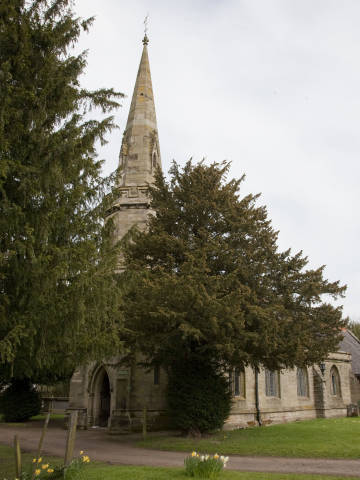 St James Church behind Ansty Hall
