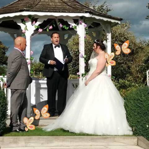 Jonathan working as Wedding Celebrant in Kent