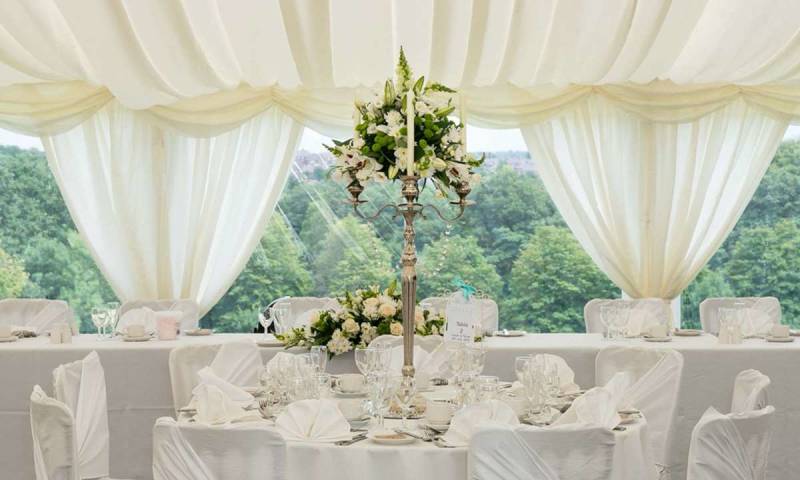 Marquee Wedding Internal View