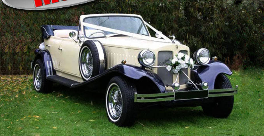 Classic wedding car hire in West Midlands