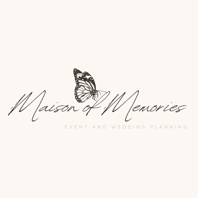 Maison of Memories wedding planner and event planner logo, Stamford