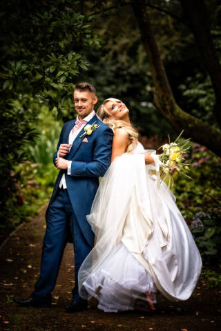 Bride and Groom Hampton Manor