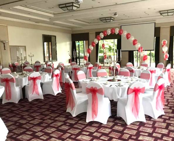 Wedding Evening set up at the Crowne plaza
