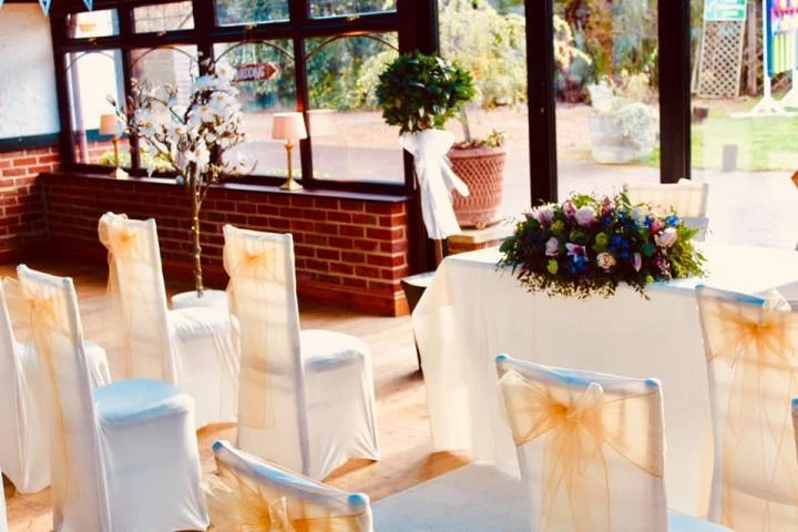 Ceremony over looking our Gardens