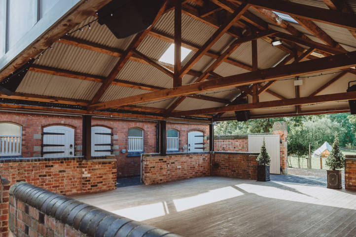 Crew yard area of The Hall Barns