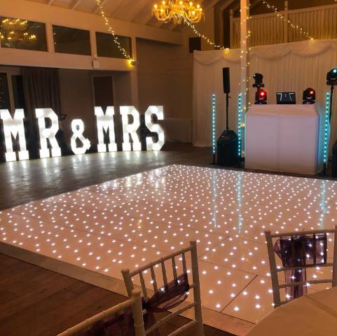 LED Starlit Dance Floor & Wedding DJ