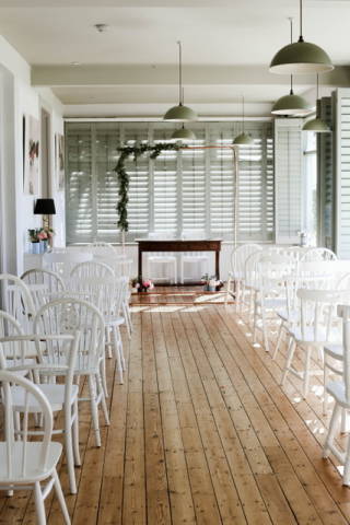 Legal Ceremony in The Restaurant with Sea Views