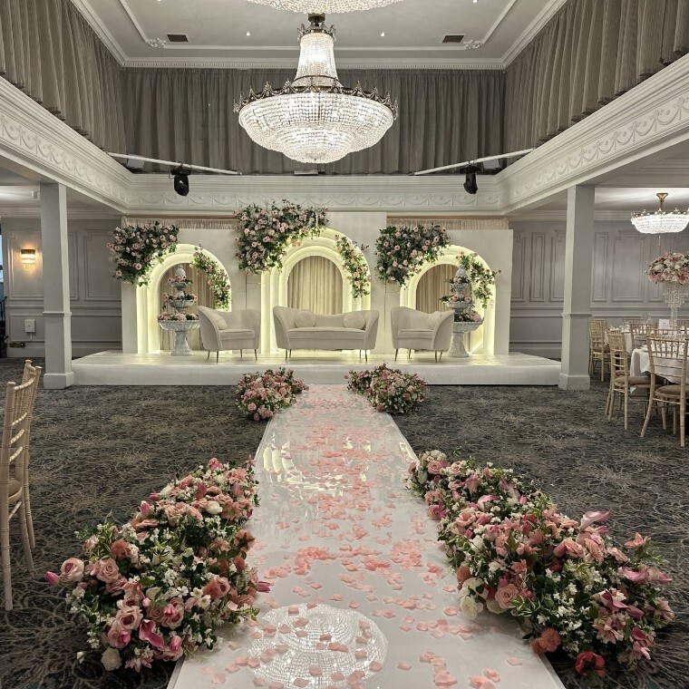 Asian Wedding at London Chigwell Prince Regent Hotel External Caterers in Essex London 