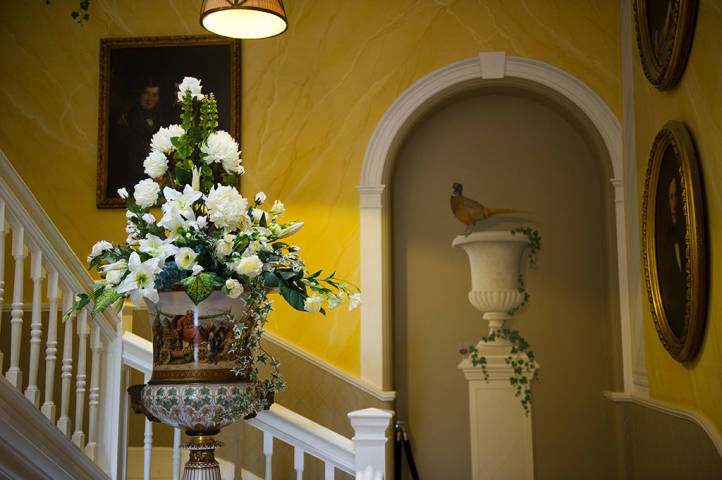 The Grand Staircase at Hodsock Priory, Nottinghamshire